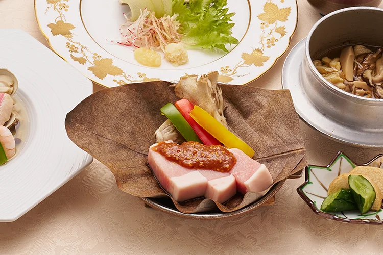 ホテル春日居夕食のスタンダードコース