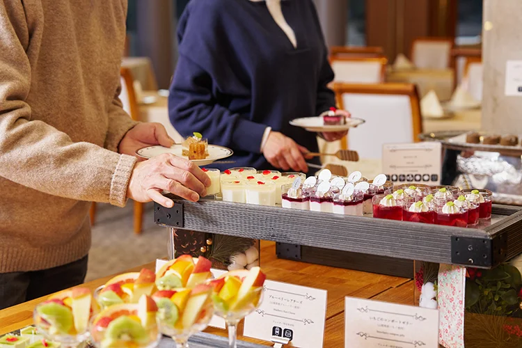 ホテル春日居夕食のスタンダードコース